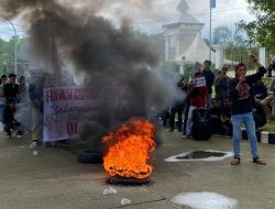 Aliansi Pemuda Sulbar Unjuk Rasa di DPRD, Ini 9 Tuntutannya