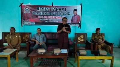 Jemput Aspirasi, Itol Syaiful Tonra Temu Konstituen di Desa Lombong