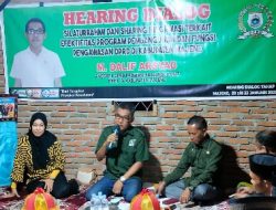 Hearing Dialog, Anggota DPRD Sulbar Dalif Arsyad Temui Warga Lingkungan Tanete