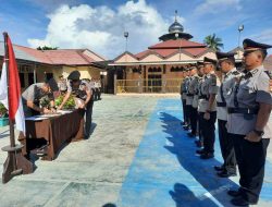 Delapan Perwira Duduki Jabatan Baru di Polres Majene