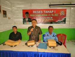 Tempuh Medan Berat, Itol Syaiful Tonra Gelar Reses di Desa Banua Adolang