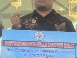 Desa Bonde Utara Terima Bantuan Pemberdayaan Kampung Zakat