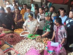 Menjaga Stabilitas Harga Kebutuhan Pokok, TPID Majene Sidak Pasar Sentral