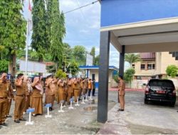 Demi Kelancaran Tugas dan Fungsi, Disdikpora Majene Rutin Apel