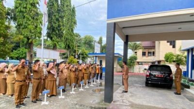 Demi Kelancaran Tugas dan Fungsi, Disdikpora Majene Rutin Apel