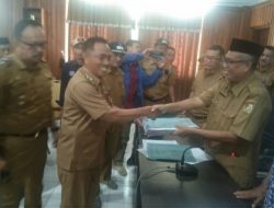 43 Desa Serahkan Bukti Kesiapan Berpilkades Kepada Pemda Majene