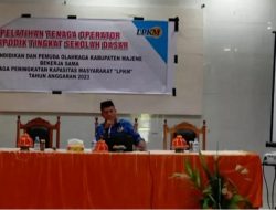Disdikpora Majene Latih Operator Dapodik Tingkat SD