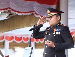 Kapolres Majene Pimpin Upacara Hari Bhayangkara Ke 77 Di Pendopo Rujab Bupati