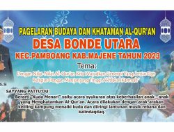 Desa Bonde Utara Adakan Pagelaran Budaya, Ini Jadwalnya !