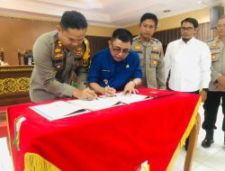 Pemkab Majene Teken MoU dengan Polres Majene Perangi Narkoba