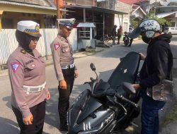 Puluhan Pengendara Ditilang Satlantas Polres Majene