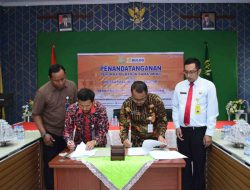Kejari Majene dan Perum Bulog Polman Teken MoU Tentang Penanganan Hukum