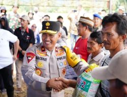Dampingi Mentri Panen Raya, Wakapolda : Kita Harapkan Pertanian di Sulbar Makin Kembang
