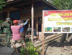 Kodim 1401/Majene Terjungkan Pasukan Rehab RTLH