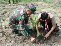 Sukseskan Program Ketahanan Pangan, Kodim 1401/Majene Gelar Tanam Pohon