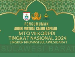 Ini 13 Kafilah yang Lolos Audisi Virtual MTQN VII Korpri Perwakilan Sulawesi Barat
