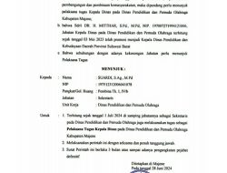 SK Plt Kadisdikpora Majene Kadaluarsa, BKPSDM Salahkan Pjs Bupati