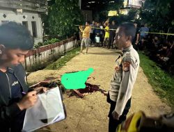 Diduga Akibat Badik, Seorang Suami Ditemukan Dengan Luka Sayatan di Leher