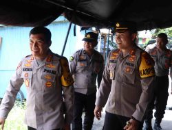 Fokus Pengamanan Nataru, Karoops Polda Sulbar Tinjau Posko Pelayanan di Majene