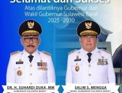 SDK-JSM Resmi Jabat Gubernur dan Wakil Gubernur Sulbar 2025-2030