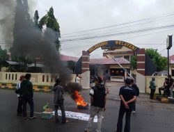 Enggan Temui Massa Aksi, Kapolres Majene Diduga Main Mata Dengan Distributor Rokok Ilegal