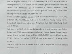 Pemdes Bonde Utara Keluarkan Himbauan, Berikut Isinya!