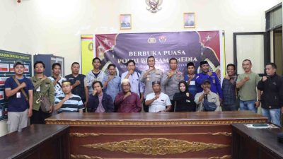 Perkuat Sinergitas, Kapolres Majene Gelar Buka Puasa Bersama Insan Pers