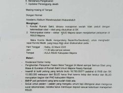 Gegara Kekurangan Obat, Medis RSUD Majene Dikabarkan Bakal Mogok Kerja