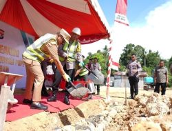 SDK Hadiri Ground Breaking Perumahan Bersubsidi Bagi PNPP Polda Sulbar