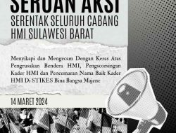 Buntut Pengrusakan Bendera HMI, BADKO Himbau Cabang se Sulbar Gelar Aksi Serentak