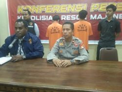Operasi Pekat, Dua Pelaku Kejahatan Berhasil Digelandang ke Mapolres Majene