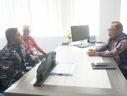 Audiens Dengan Gubernur, Danlanal Mamuju Dukung Program Kerja Pemprov Sulbar Demi Kemajuan Daerah