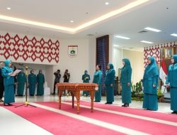 Dikukuhkan Sebagai Ketua TP-PKK Sulbar, Harsinah Suhardi Tekankan Program Prioritas
