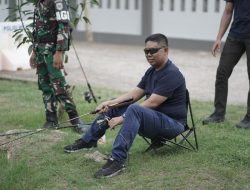 Rajut Kebersamaan, Danlanal Mamuju Gelar Bukber Dengan Awak Media Dibalut Mancing