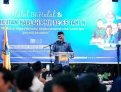 Hadiri Halal Bihalal dan Harlah ke-65 PMII, Gubernur Suhardi Duka Harapkan Tetap Konsisten Kawal Pembangunan Sulbar