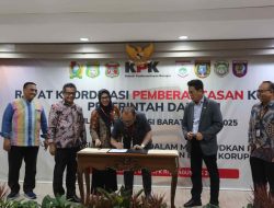 Upaya Pencegahan Korupsi, Gubernur Suhardi Duka Kordinasi ke KPK RI