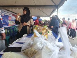 Gerakan Pangan Murah Pemprov Sulbar Warnai CFD Mamuju, Warga Antusias Berburu Sembako Terjangkau