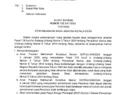 Mendagri Perintahkan Bupati Perpanjang Masa Jabatan Kepala Desa