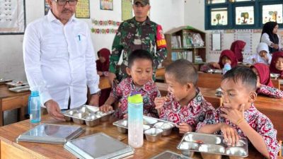 Wardin Wahid Pantau Langsung Penyaluran Makan Bergizi Gratis di SD 22 Soreang