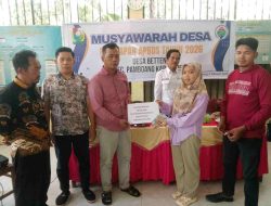 Musyawarah Desa Betteng Tetapkan APBDes 2026, PAD 2025 Resmi Diserahkan