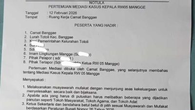 Dituding Judi dan Arogan, Kepala Lingkungan Mangge Akui Kekeliruan