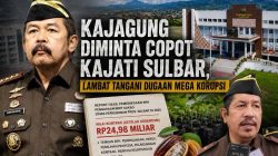 Lambat Tangani Dugaan Mega Korupsi, Kajagung Diminta Copot Kajati Sulbar