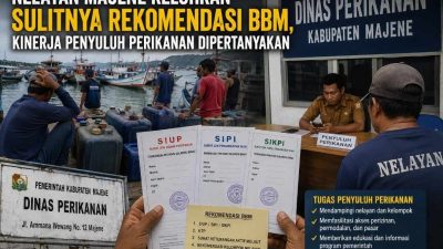 Nelayan Majene Keluhkan Sulitnya Rekomendasi BBM, Kinerja Penyuluh Perikanan Dipertanyakan