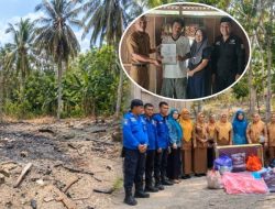 Rumah Mukhlis di Buttu Baruga Ludes Terbakar, Kerugian Ditaksir Rp100 Juta: Pemdes Dampingi Pemkab Majene Salurkan Bantuan